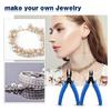 2 Pcs Crimper Pliers Crimping Tool for Crimp Beads Jewelry Repair Making