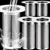 Stainless Steel Floor Drain Bathtub Drains Filter Anti-clog Bathtub Hair Catcher Shower Leak Net Strainers Plug Kitchen Tools