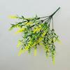 Lifelike Artificial Lavender Fake Flower Safe BPA-free Plastic Faux Plant 34cm 1Pcs for Wedding Home Coffee Table Decor