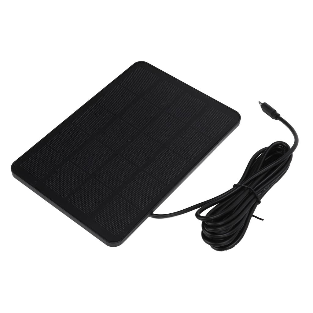 Solar Panel Charger 4W 5V High Conversion Rate Portable Outdoor Waterproof Solar Panel for Low Power Appliances