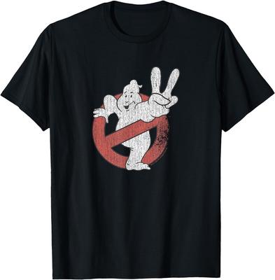 Ghostbusters Distressed Logo Ghostbusters II Retro Film T-Shirt
