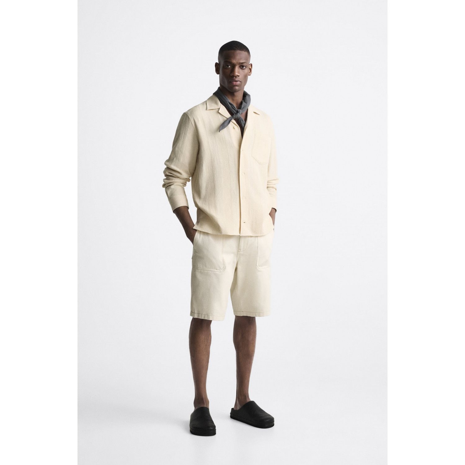 

JACQUARD SHIRT WITH POCKET