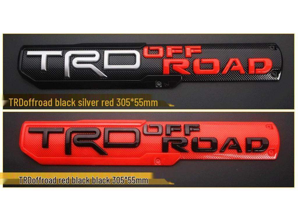 Logo Samochodu TRD PRO BRO: Pasuje do zmodyfikowanego błotnika Toyota Tundra TRD SPORT