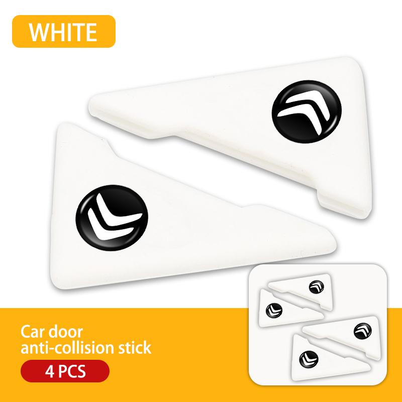 Car Door Corner Anti-collision Covers Silicone Protector Anti-Scratch Door Auto Accessories For Citroen C4 C3 C5 C1 C2 C6 C4L