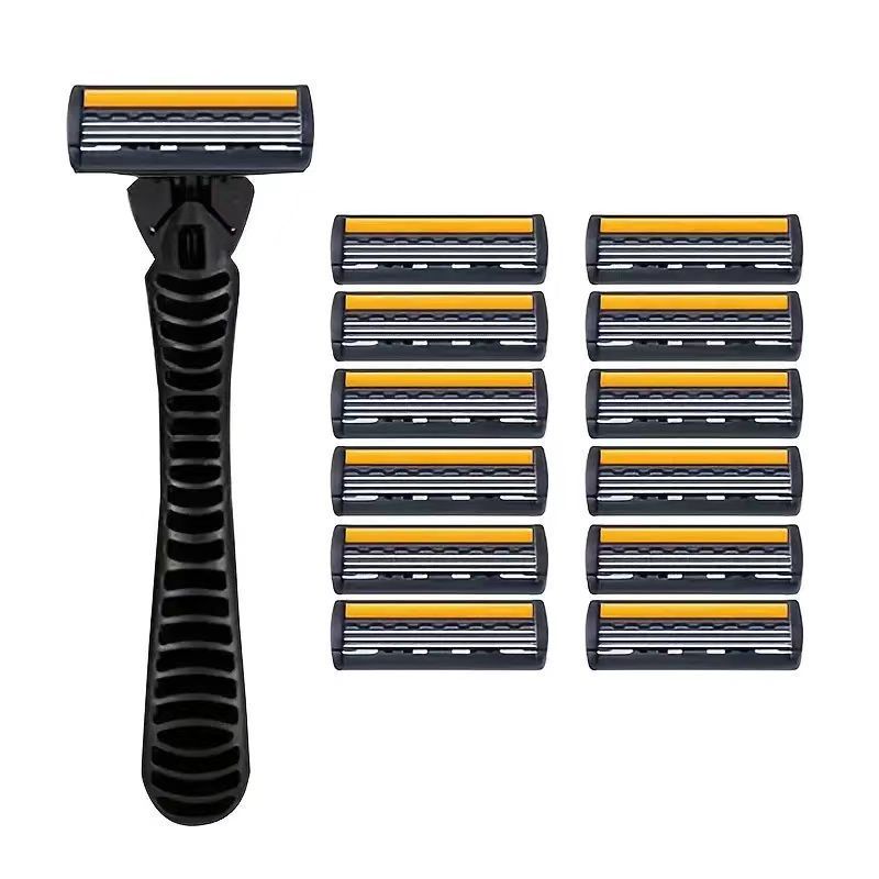 3vrstvá čepel z nerezové oceli Pánský holicí strojek Omyvatelný Pro cestování Pro domácí holicí strojek Manuální holicí strojky Pro každodenní péči o obličej