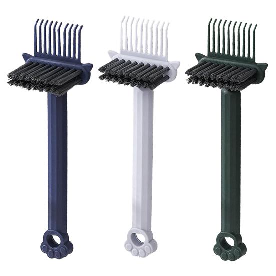 1/2/3/4Pcs Hair Brush Cleaner with Cat Paw Handle Double-sided Airbag Tool Portable Home Massage Comb Cleaning
