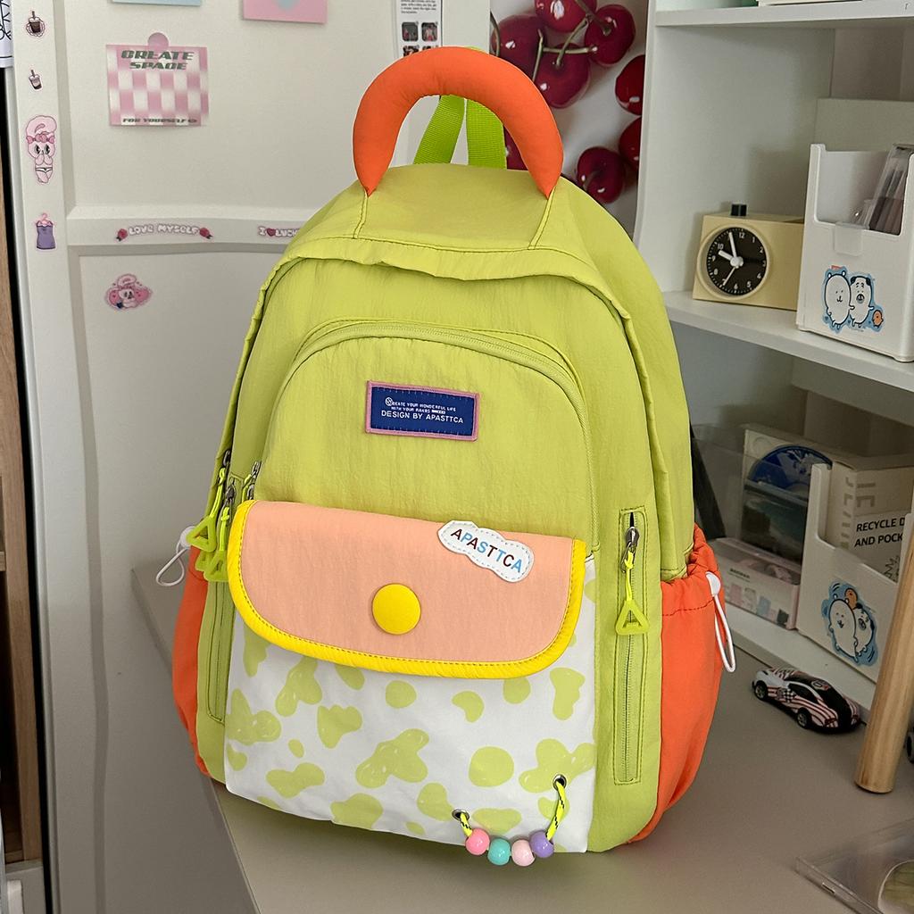 Schoolbag1011 new girl cute high-value girl large-capacity backpack backpack