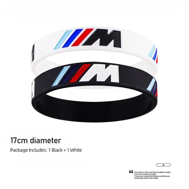 2026 Autoaufkleber BMW Logo Armband M-Serie Sport Männer Frauen Gummi Handkette Für BMW E46 E90 E60 F30 F10 E39 E36 F20 G30 G20
