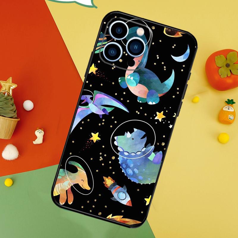 Dinosaur Collage Phone Case For iPhone 17 Pro Max16 15 14 13 11 12 Pro Max Plus 12 13 Mini 16e 17 Air Cover