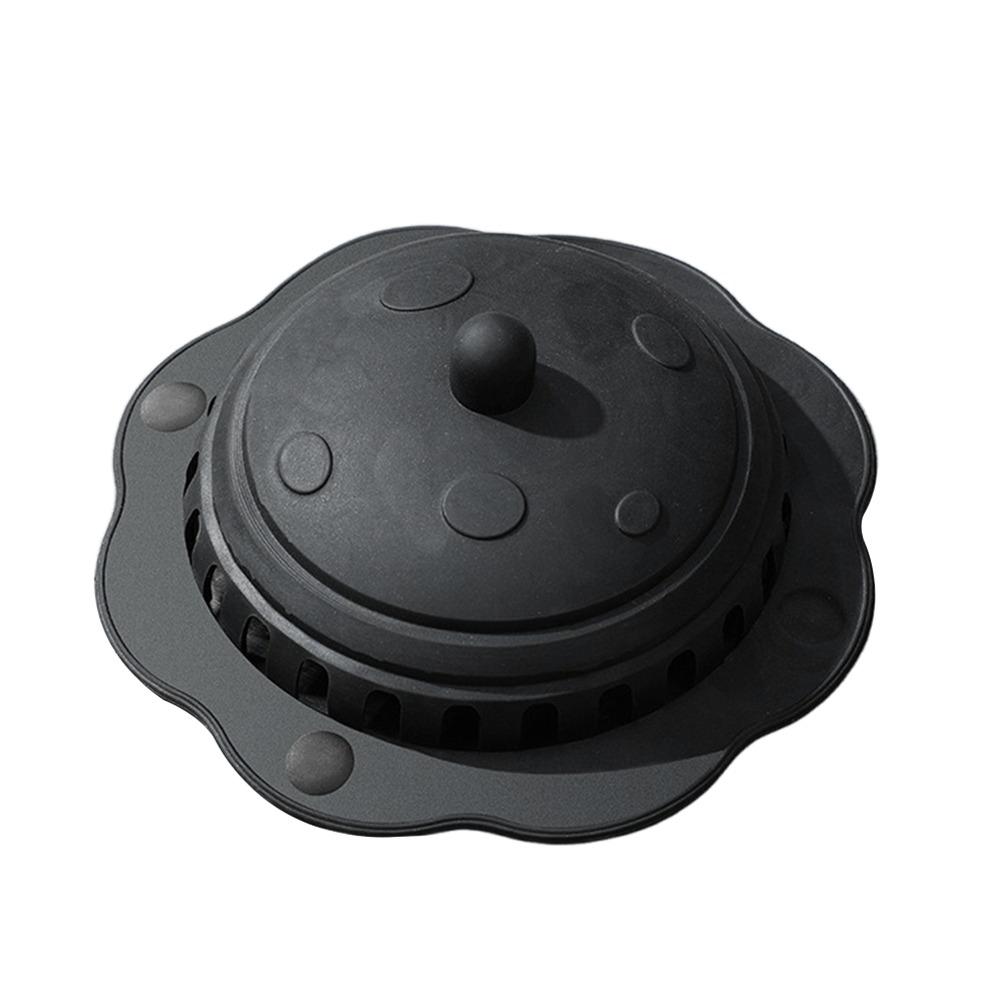 Silicone Floor Drain Mesh Cover Round Shape Sink Strainer Filter Kitchen Bathroom Accessories