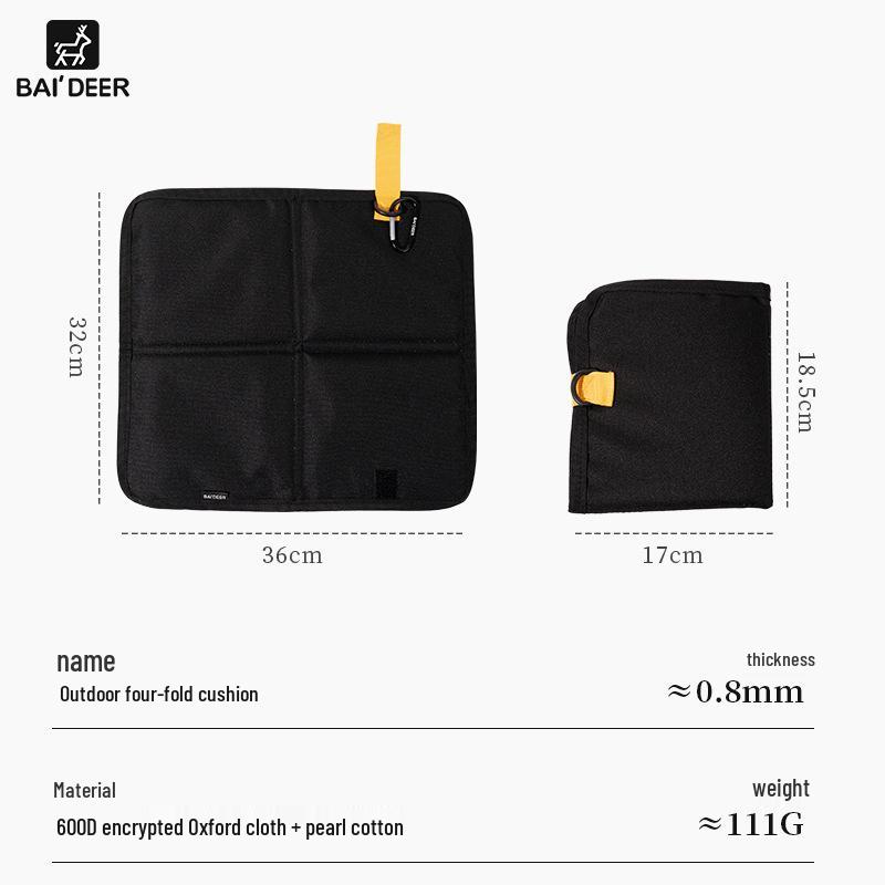 Wasserdichte Faltbare Outdoor Picknick- & Campingmatte - Verdicktes, Feuchtigkeitsbeständiges Polster für Wandern & Bergsteigen