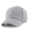 Autumn Winter Warm Wool Blend Baseball Cap, Thickened Fleece Lined, Unisex Cold Weather Casual Sports Hat
