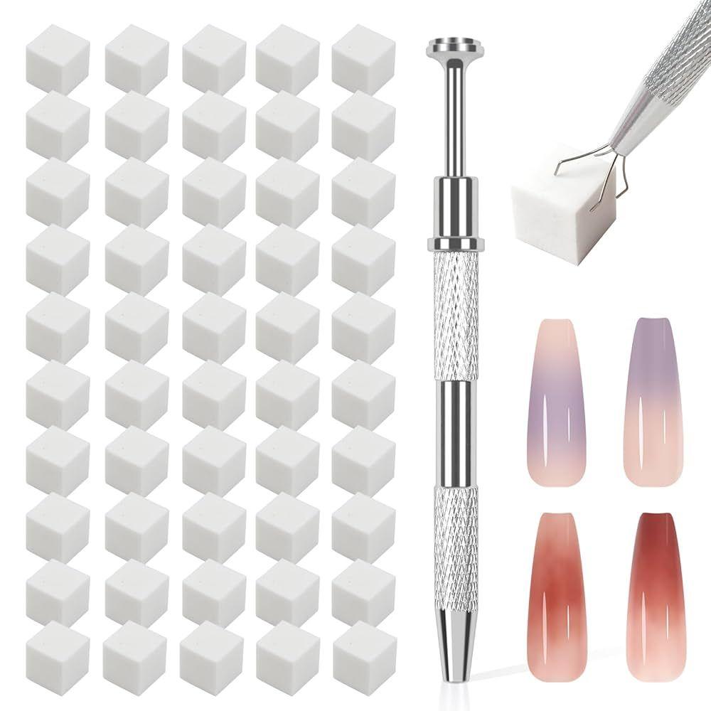 High Rebound Gradient Nail Sponge Set Coloring Stamping Nails Smudge Nail Brush Tool  Lady