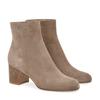 2025 Winter Casual Simple Women Boots Round Toe Chunky Heel Slip On Solid Ankle Boots Mid Heel Leather/suede Large Size Boots