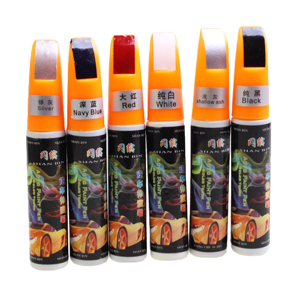6 Färger Bilreparationspenna för Repor Auto Up Färgpenna För Bilstyling Repfyllare Borttagare Fordonsunderhåll Färgvårdskit