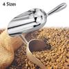 Commercial Grade Quality Kitchen Aluminum Multi Purpose Food Scoop Bartender's Ice Scoop