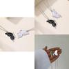 Butterfly Pendant Necklace For Women Men Animal Themed Jewelry Gift For Fall Winter Fashion