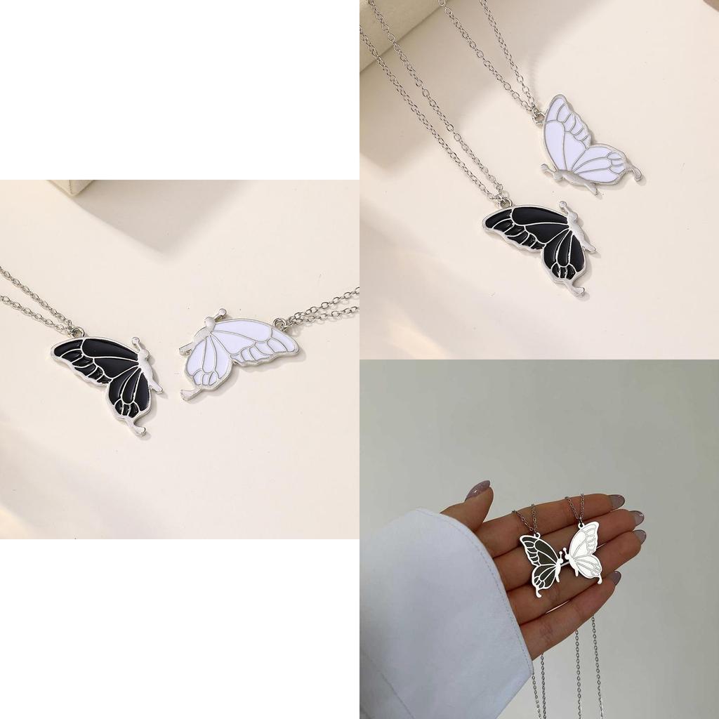 Butterfly Pendant Necklace For Women Men Animal Themed Jewelry Gift For Fall Winter Fashion