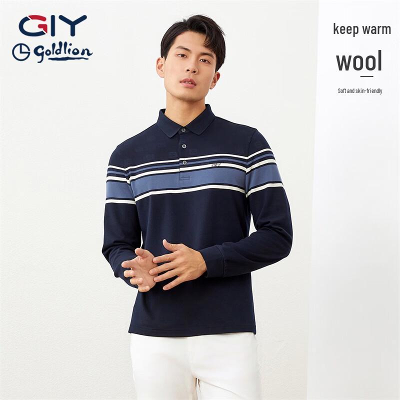 Jinlilai Men s Premium Long-Sleeve Polo Shirt XL