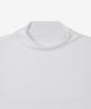 Basica Half-Neck See-Through T-Shirt (White)