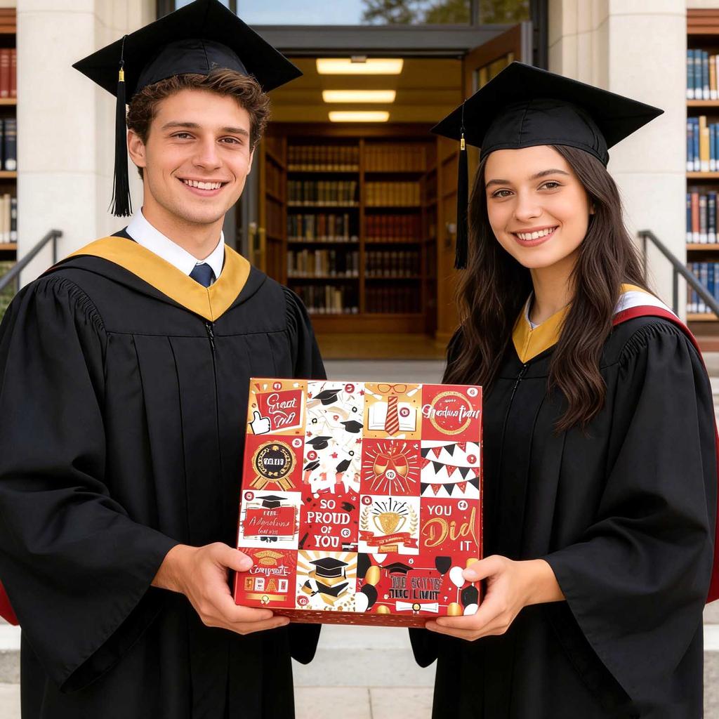 Graduation Countdown Calendar Gift Box 12 Days 2026 Graduation Gift Box With It Yourself Empty Boxes For Graduates Her Him High School College
