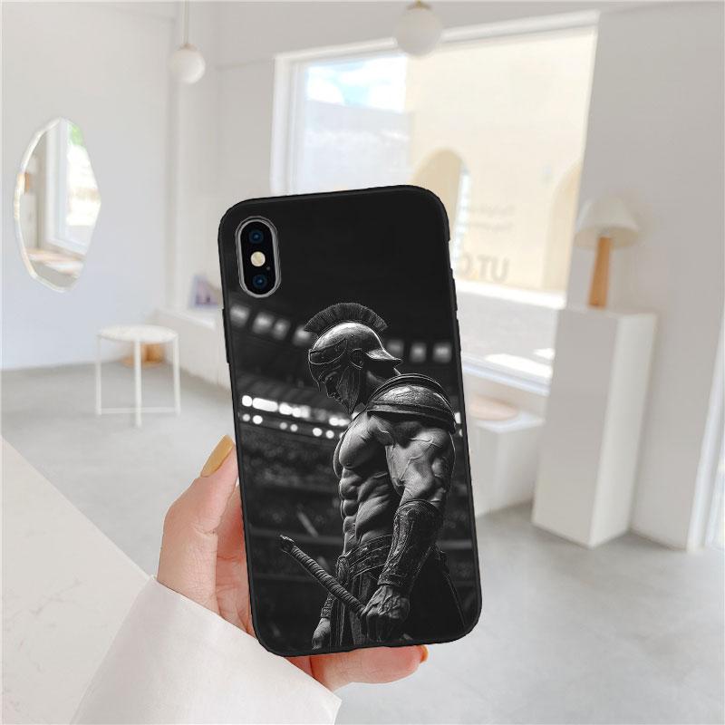 LO88 Spartaner Krieger Soft Shell Handyhülle für OPPO A3 Pro A72 A74 A76 A77 A77S A78 A79 A94 A95 A18 A40M A58
