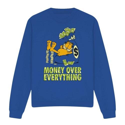 Garfield Unisex Adult Money Is Everything Sweatshirt