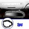 1pc Universal Car Mirror Diamond Cover Car Mirror Decorative Cover Car Rearview Mirror Cover Flannel Auto Interior Accessories