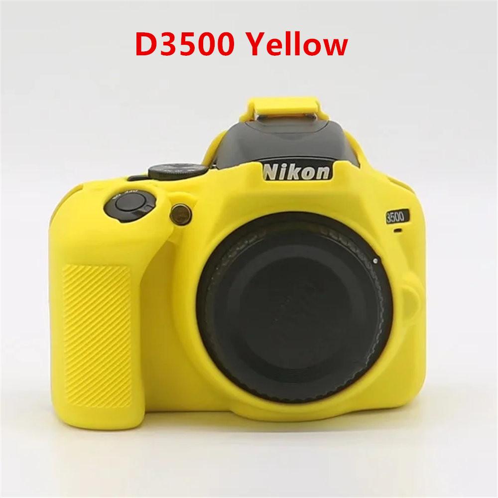 Soft Silicone Armor Camera Bag Case For Nikon D750 D780 D810 D850 D3200 D3300 D3400 D3500 D5100 D5200 DSLR Cover Body Skin