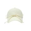 Korean Streamer Sweet Bow Baseball Hat for Women with Wide Brim Sun Protection Thin Breathable Face Showing Small Duckling Cap