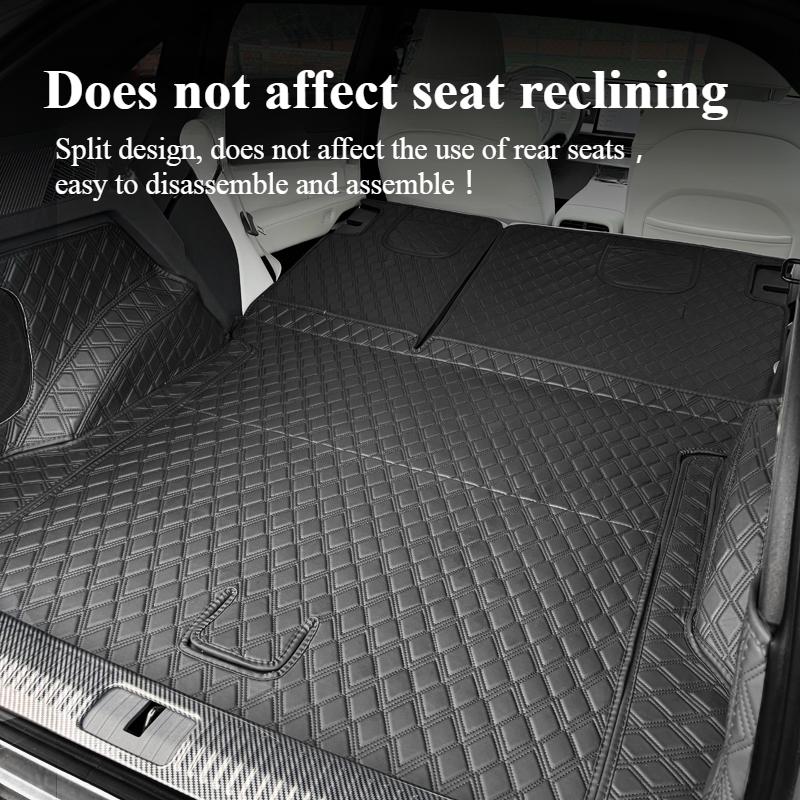 Fit For Xpeng G6 2023 2024 Leather Trunk Mat Fully Enclosed Special Tailgate Mat Tailgate Protective Mat Xiaopeng G6 parts 7HD