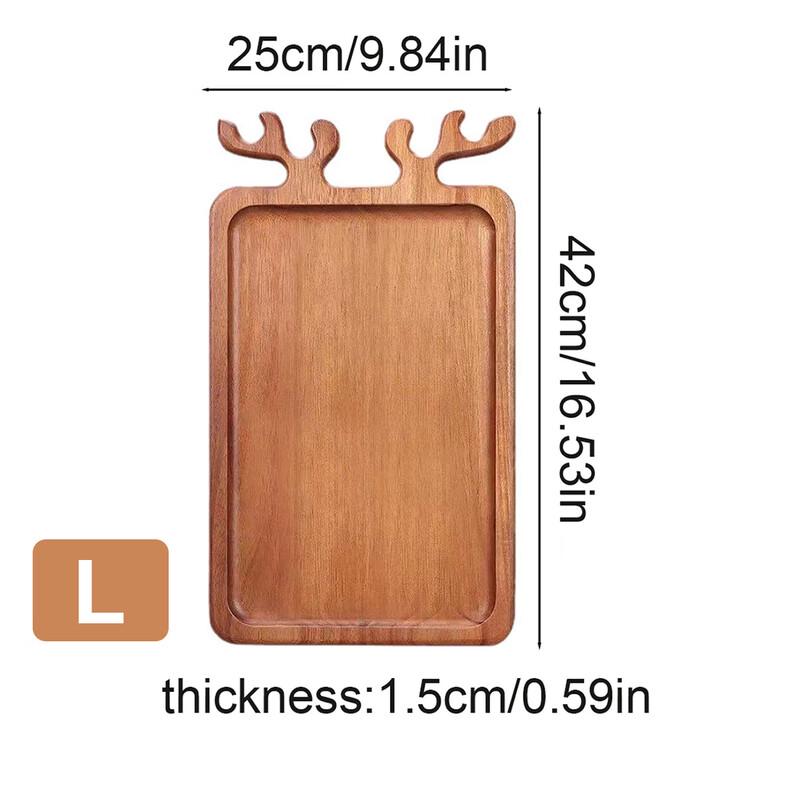 Bamboo Deer Shaped Serving Tray
