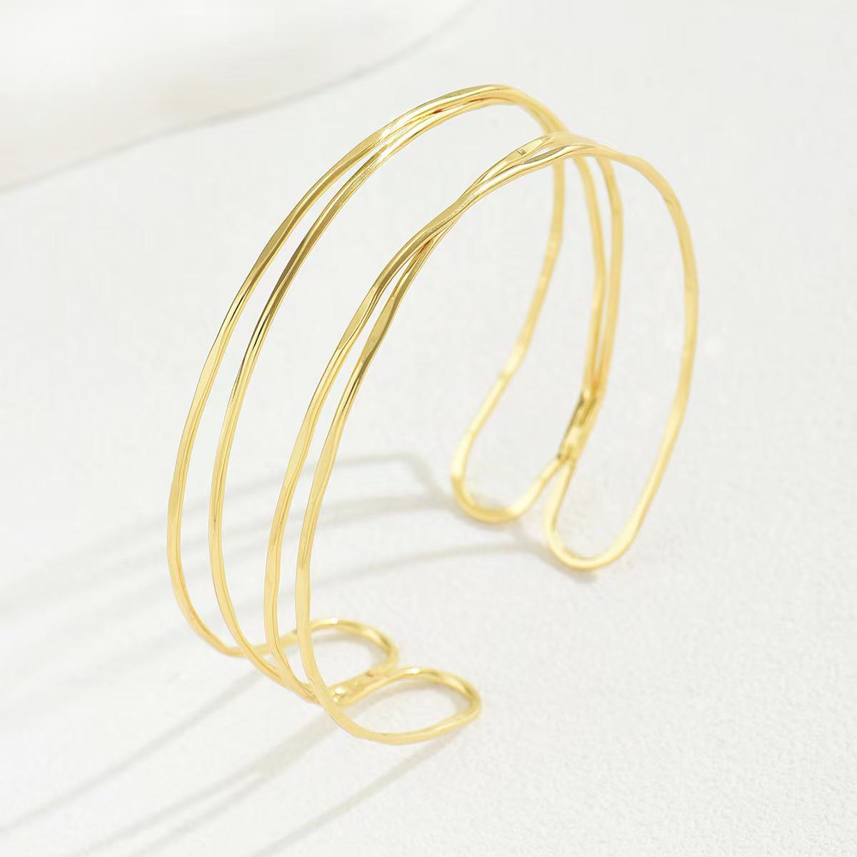 Hollow Cross Women s Adjustable Bracelet - Simple, Elegant Light Luxury Jewelry