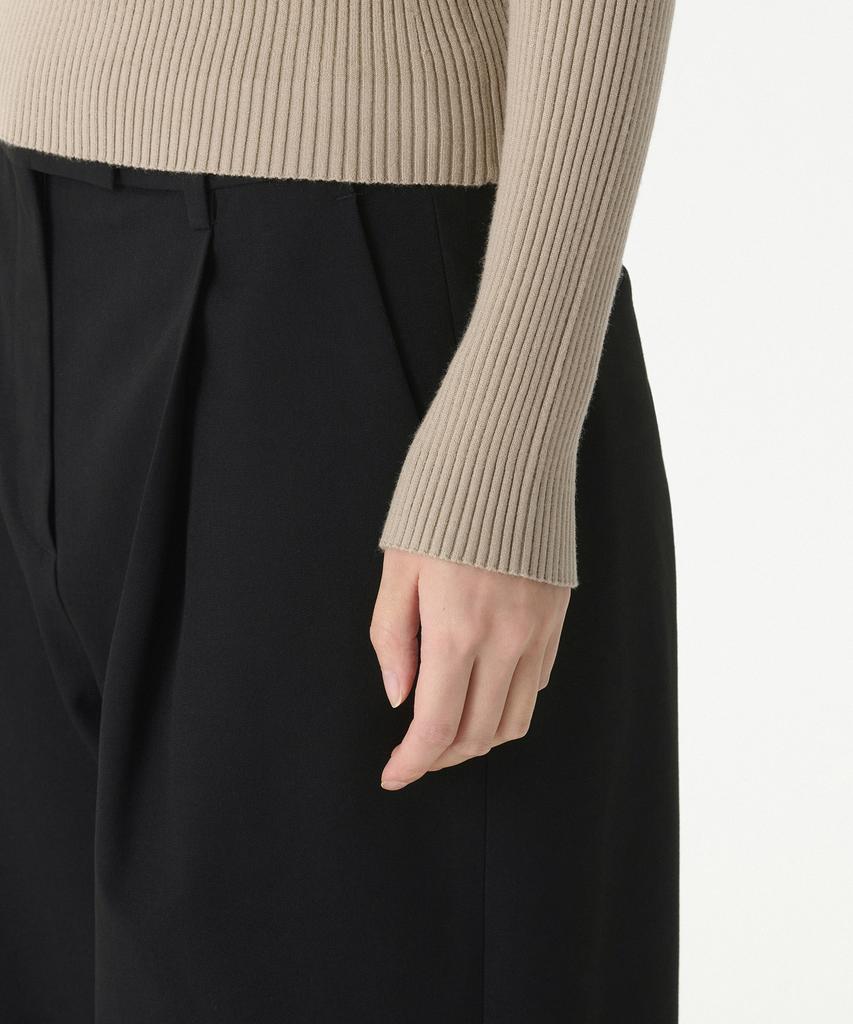 MUSINSA STANDARD WOMAN Women'S Ribbed Slim Square Neck Knit [Grayish Beige]