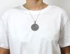 Mexico Mayan Aztec Calendar Sun Stone Pendant Top Silver 925