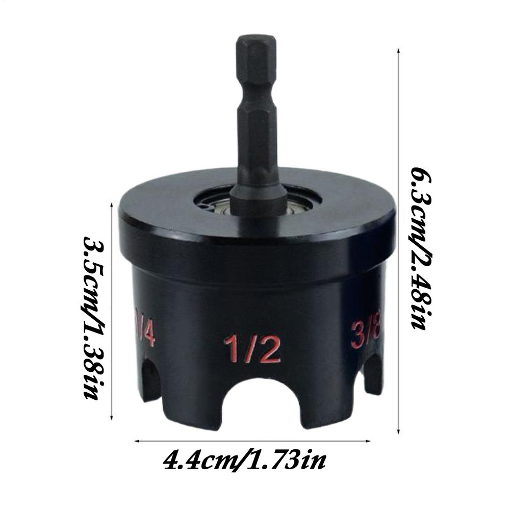 

All Thread Nut Driver Fast Extractor Tool Aluminum Alloy Quick Nut Bolt Removal Attachment for Construction Home Furniture чорний
