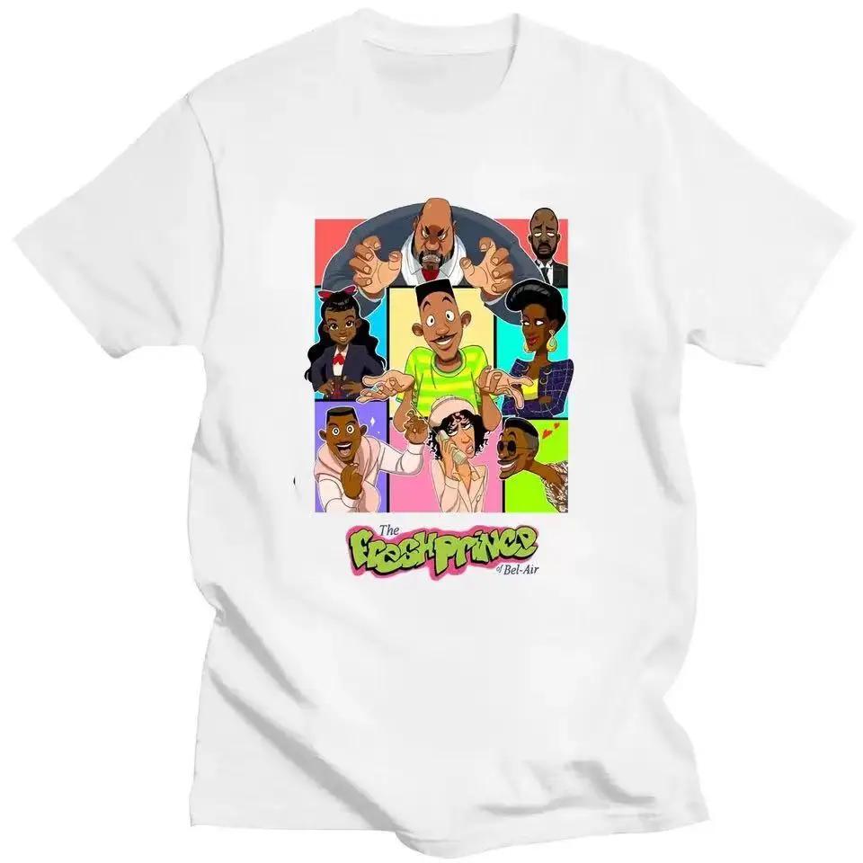 Nuovo Arrivo Fantastico The Fresh Prince of Bel Air T-shirt Cotone Bello Uomo Vestiti Moda Maglietta Uomo Marca