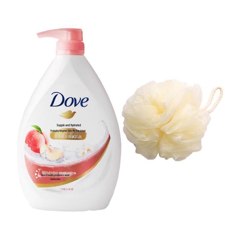 

Dove White Peach & White Tea Hydrating Body Wash with Bath Puff