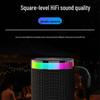 High-Quality Sound Portable Outdoor Bluetooth Speaker with Colorful Light Effects and Card Slot W17