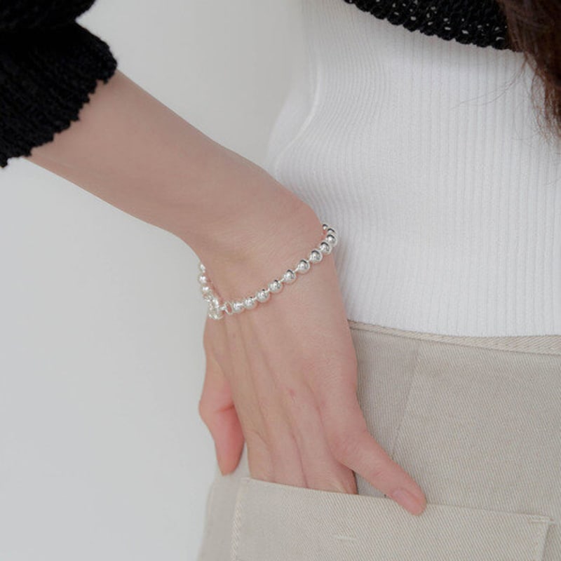 B,LINE Glam b,allume bracelet (925 silver)