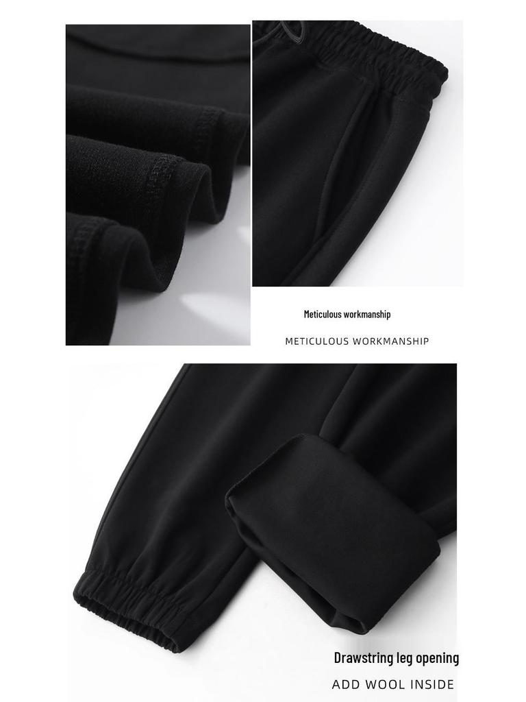 Plus Size Women's Slimming Sport Sweatpants, Lightweight & Loose Fit, Casual Spring/Autumn Wear - Fits Up To 240 Lbs