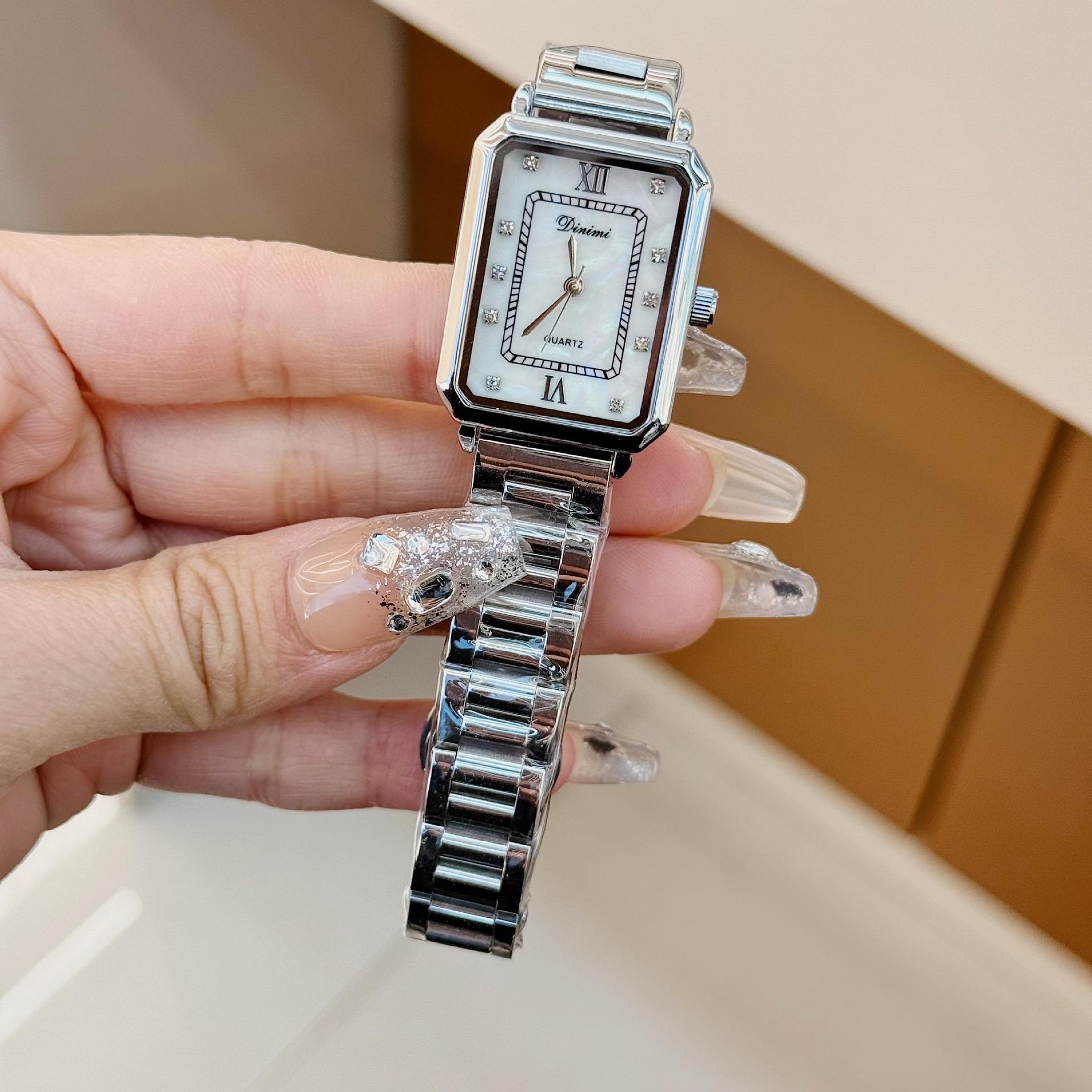 Ladies Watch Square Watch Simple Fashion Niche Women S Watch Temperament Quartz Light Luxury Women S Watch