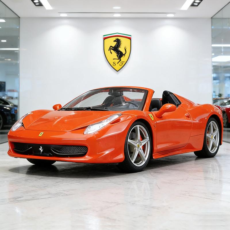 Bburago 1:24 Ferrari 458 Spider Supercar Alloy Car Diecasts & Toy Vehicles Car Model Miniature Scale Model Car For Children