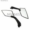 Motor Mirror Scooter E-Bike Rearview Mirrors Electrombile Back Side Convex Mirror 8mm 10mm Carbon Fiber Universal Cafe Racer