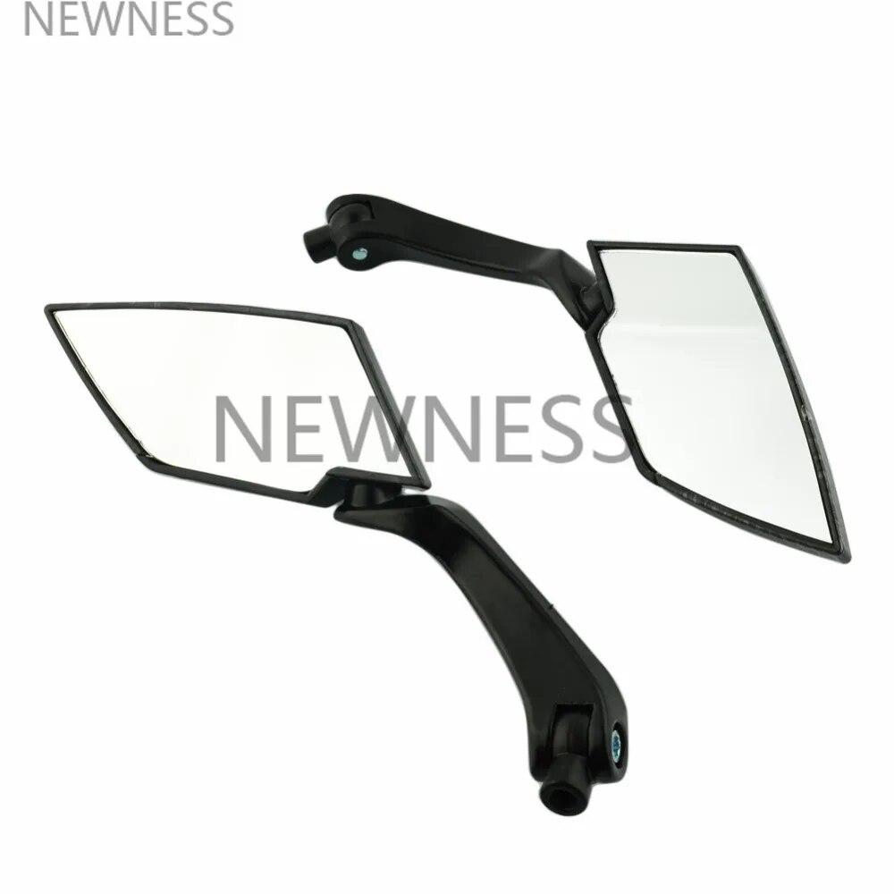 Motor Mirror Scooter E-Bike Rearview Mirrors Electrombile Back Side Convex Mirror 8mm 10mm Carbon Fiber Universal Cafe Racer