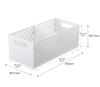 Yamazaki Vegetable Storage X D32 X with Sliding Root Vegetable Vegetable Compartment 5020 Tower, White, Approx. W15.3 H12.2cm, Stackable, Drawers,