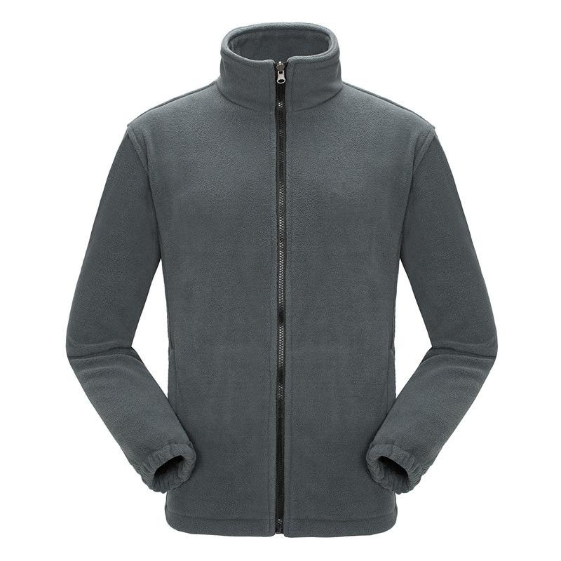 

Зимние мужские теплые куртки Polartec Модные мужские куртки софтшелл для активного отдыха Мужская куртка-ветровка для альпинизма и пешего туризма Одежда S серый