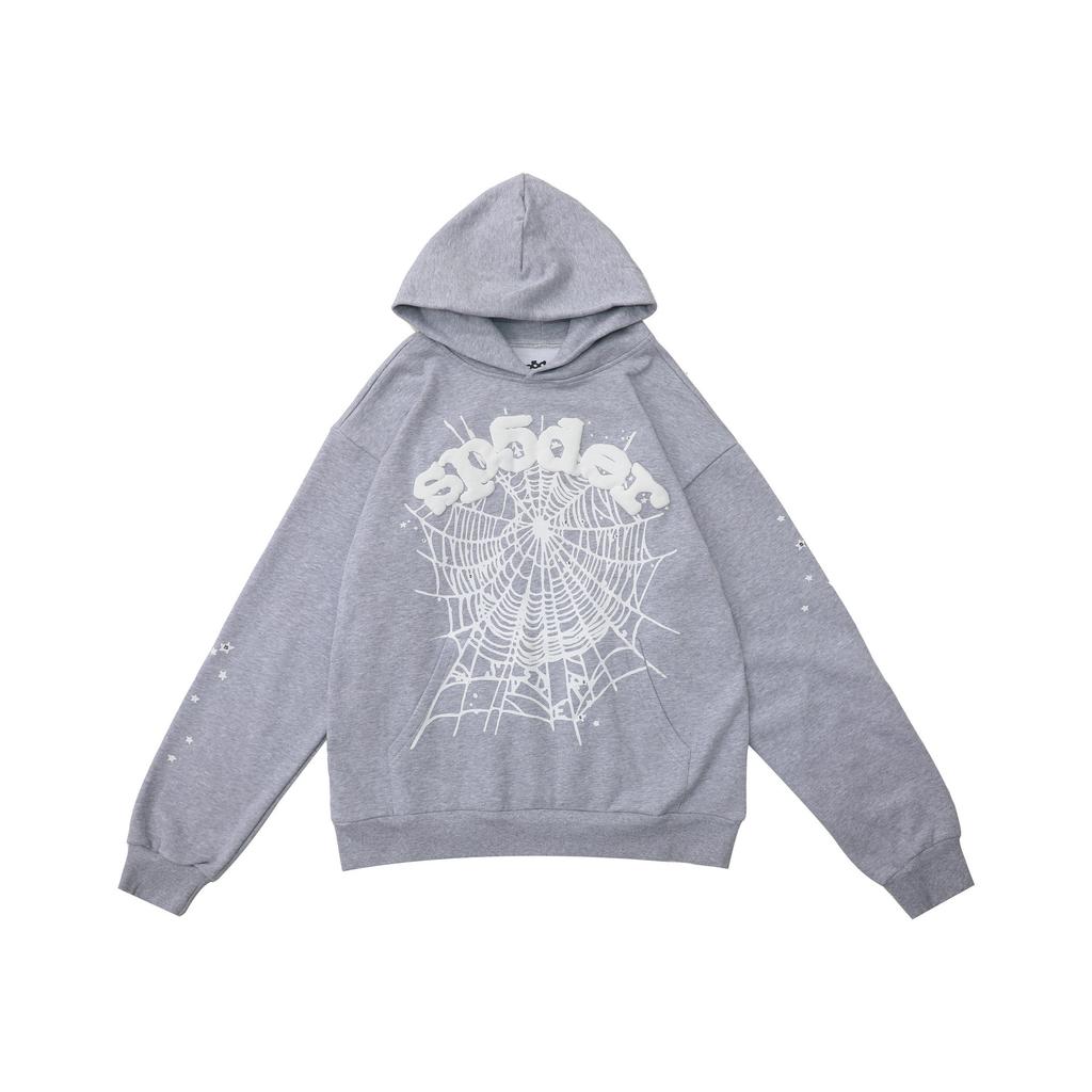 Wholesale Spder555 heavy fleece hoodie European and American trendy brand sweater men and women couples winter