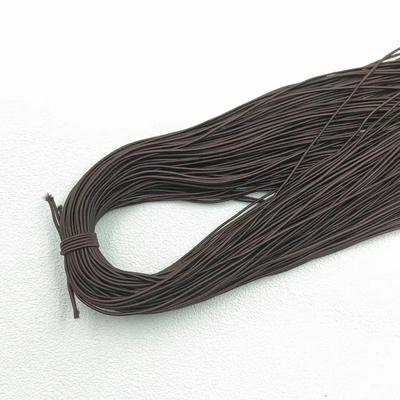 Frânghie Elastică Cafea Închisă & Șnur Mătănii cu Patru Nuclee: 1mm, 1.2mm & 1.5mm Șnur Mărgele Bodhi pentru Șiraguri de Mână Budiste