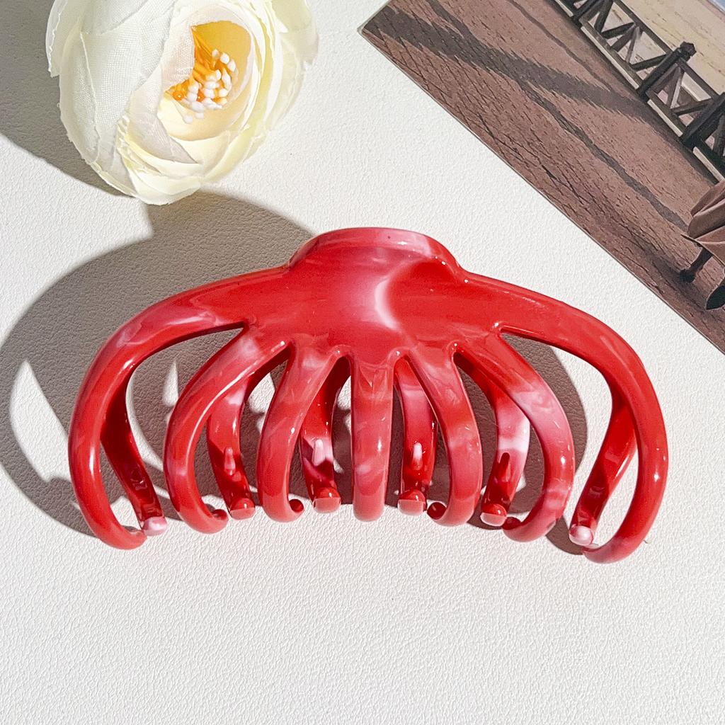Soft silicone shark clip hairpin anti-collision protection rear head clip hair anti-drop durable clip grab clip